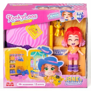 KOOKYLOOS Jane Suitcase figúrka + zvieratko